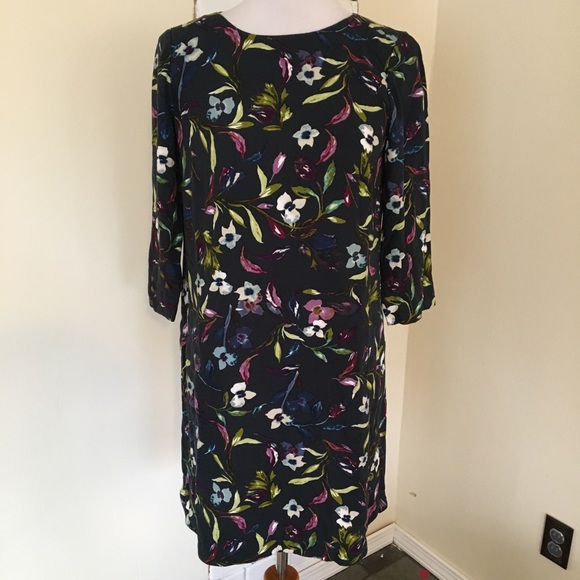 J. Jill Dresses & Skirts - NWT J. Jill Teal Floral Dress w/ Pockets New XSP